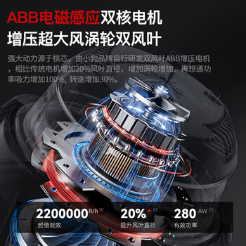 小狗桶式吸尘器家用  1600W大功率大吸力工业吸尘器装修美缝开荒保洁多功能吸尘机T003