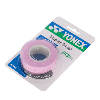 YONEX尤尼克斯羽毛球手胶运动吸汗带握把胶AC-102C-128法国红三条装 YONEX尤尼克斯羽毛球手胶运动吸汗带握把胶AC-102C-128法国红三条装