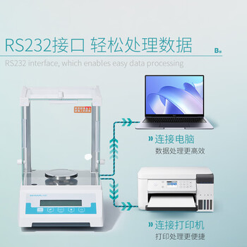 比克曼生物 电子分析天平实验室万分千分之一高精密度电子克秤带挡风罩砝码 【万分之一】量程220g精度0.1mg