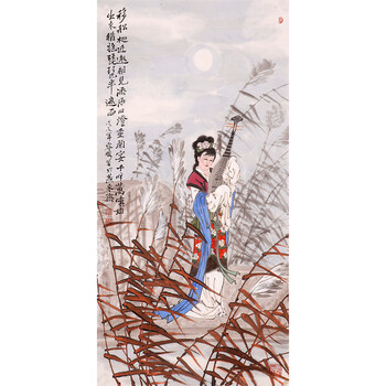 拍卖已结束06【中国美协会员】 房君《溪山云祥图》画家亲笔授权