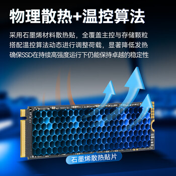 金胜维（KingSpec）2TB SSD固态硬盘M.2接口PCIe4.0 读速7400MB/s NVMe1.4 TLC颗粒台式机笔记本通用ONEBOOM猛犸纪
