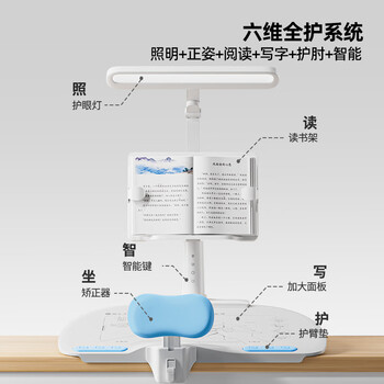 猫太子黄金12°国AA护眼灯坐姿矫正器儿童矫正神器写字姿势纠正器小学生写作业防近视低头桌面阅读支架