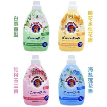 大公鸡管家（CHANTE CLAIR）柔顺剂【蓬松留香 减少静电】柔顺剂蓝海盐荷花香1000ml（蓝色）