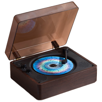 YEARS STAY时光岁月一体式CD机发烧友专辑播放器复古CD播放机唱片机桌蓝牙面音响音箱cd机生日礼物橙色SG1996