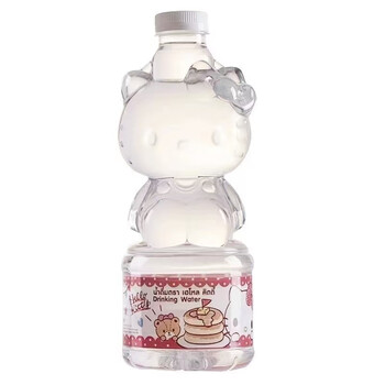 Hello Kitty泰国进口饮用天然水（粉色） 620ml*瓶 儿童饮品网红卡通造型