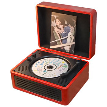 YEARS STAY时光岁月一体式CD机发烧友专辑播放器复古CD播放机唱片机桌蓝牙面音响音箱cd机生日礼物橙色SG1996