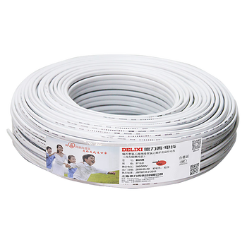 德力西(DELIXI)电线电缆 BVVB1.5平方 两芯护套线家装家用铜芯电线50米布电线