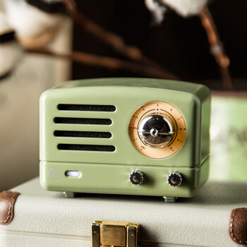 猫王收音机 MW-1A小王子OTR MINI蓝牙音响音箱 猫王音响小音响 复古绿