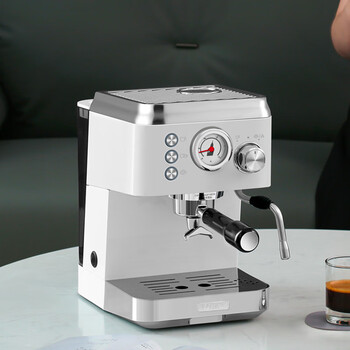MAXIM’S  DE PARIS半自动精准控温即热式锅炉诺丁MKA93家用小型半自动意式浓缩咖啡机 白色