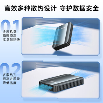 纽曼（Newsmy）1TB 移动硬盘机械 星瀚2.5寸 高速版 雅青色 200MB/S USB3.1 金属机身 稳定耐用数据备份