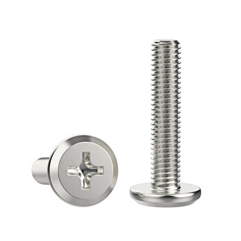 永利尚圆头斜边螺钉倒边螺栓 大平头倒边十字螺丝  M6*10(一斤装)