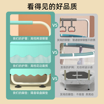 曼迪卡威（Mdikawe）蹦蹦床室内家用婴幼儿童1-2-3-6-10岁宝宝跳跳床玩具新年生日礼物