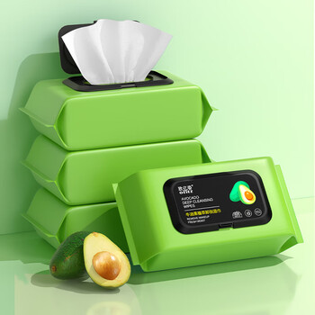 欧亿姿牛油果卸妆湿巾深层清洁脸部专用一次性卸妆巾抽取式便携180片