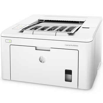 惠普（HP）LaserJet Pro M203dn A4黑白激光单功能打印机 高速自动双面 有线网络连接