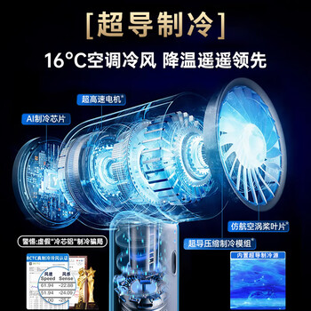 欧利文小风扇桌面床上用制冷静usb充电音便携式手持暴力小型迷你随身携带空调循环扇办公室宿舍100档风宝