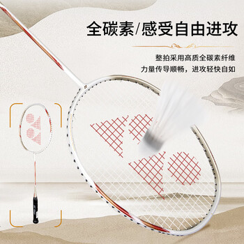 尤尼克斯(YONEX)羽毛球拍全碳素进攻单拍天斧5U轻量AXCSSL白金升级已穿线附手胶 尤尼克斯(YONEX)羽毛球拍全碳素进攻单拍天斧5U轻量AXCSSL白金升级已穿线附手胶