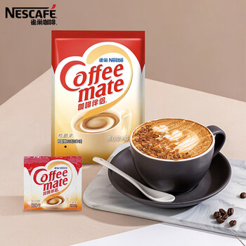 雀巢（Nestle）咖啡奶茶伴侣 植脂末3g*100包独立便携袋装 0反式脂肪酸