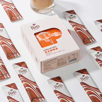 皮爷咖啡皮爷意浓咖啡液浓郁巧克力坚果风味浓郁黑咖啡 1盒（25ml*12条）