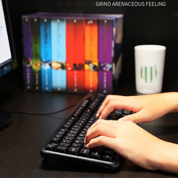 吉选（GESOBYTE）K830P 键盘 有线键盘 办公键盘 104键 防泼水 PS2圆口 台式电脑专用键盘 黑色