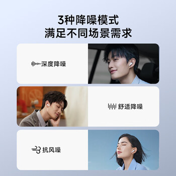 漫步者（EDIFIER）无线主动降噪蓝牙耳机 入耳式耳机 蓝牙5.3 适用苹果华为小米 Zero Pro烟粉