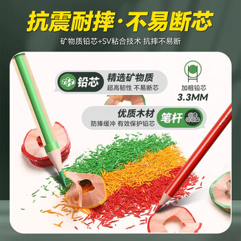 马格利特彩铅美术生专用油性彩色铅笔绘画彩铅笔画画动漫初中生专用多色可擦彩笔小学生美术水溶性画笔72色