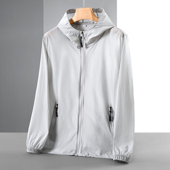 码胖妹妹防晒衣200斤女款耐透气冰丝耐晒服薄款夏季皮肤衣外套 灰色 7