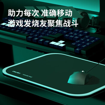得力得力(deli)舒适耐磨树脂鼠标垫 办公游戏鼠标垫 280*220mm 黑色2227