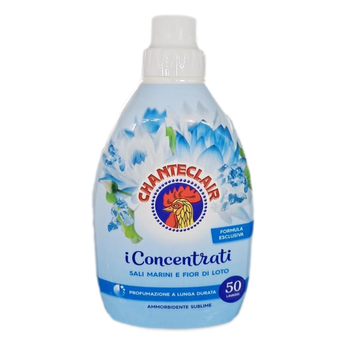 大公鸡管家（CHANTE CLAIR）柔顺剂【蓬松留香 减少静电】柔顺剂蓝海盐荷花香1000ml（蓝色）