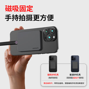 联想（Lenovo）1TB 磁吸移动固态硬盘 可磁吸手机 USB3.2高速读取2000MB/S PSSD小巧便携 Y2000系列