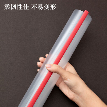 晨光（M&G）A4/5mm三角杆抽杆夹办公报告夹拉杆学生资料整理收纳外观随机V-ADM94519 10个装