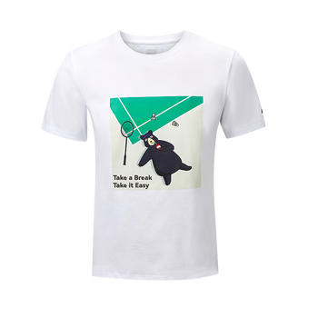 kawasaki川崎羽毛球服男女款圆领T恤运动休闲透气文化衫B3928白色 2XL kawasaki川崎羽毛球服男女款圆领T恤运动休闲透气文化衫B3928白色 2XL