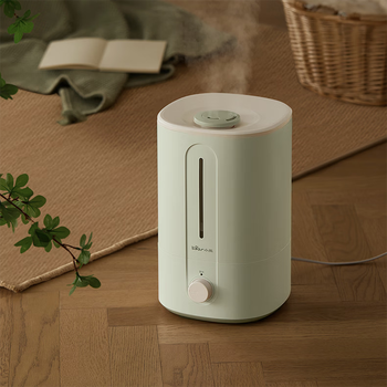 小熊加湿器 桌面香薰机便捷上加水设计 卧室客厅办公室加湿器 5升 双雾嘴JSQ-F50Q2 +送水杯一个