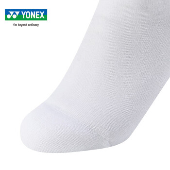 YONEX尤尼克斯羽毛球袜儿童款中筒加厚毛巾底专业运动袜345024BCR 白粉