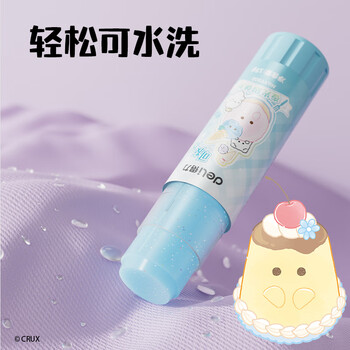得力（deli）ACR固体胶 幽幽家族夜光胶棒无甲醛强力胶水 学生开学文具办公用品YY502