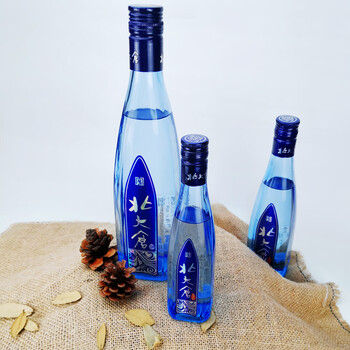 125ml*12瓶北大仓蓝柔蓝瓶酒42度浓香纯粮白酒北大仓酒东北白酒