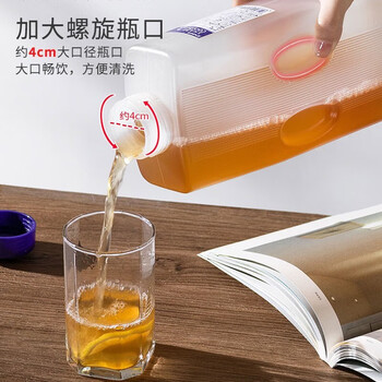 家の物语（KATEI STORY）日本进口冷水壶大容量塑料水壶食品级凉水壶耐高温凉水瓶果汁壶