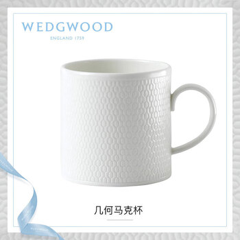 Wedgwood威基伍德几何马克杯+随身包茶罐套盒