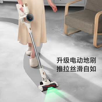 奥克斯（AUX）无线手持吸尘器家用大吸力低噪音绿光显尘地毯猫毛吸尘器长续航AXC-22DV8W