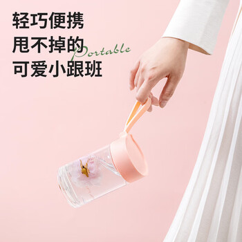 富光清然玻璃杯 高硼硅玻璃水杯子 女生便携牛奶咖啡刻度茶杯330ml