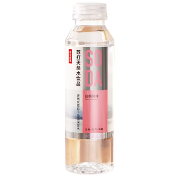农夫山泉苏打天然水饮品 白桃味 410ml*9瓶【非原箱】