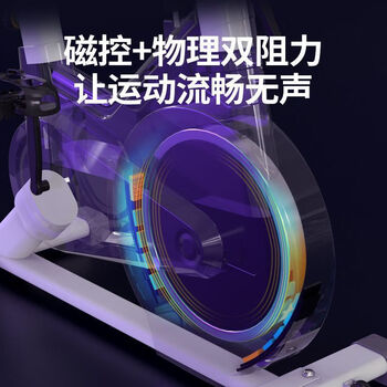 雁梓冉动感单车家用成人磁控健身房室内运动自行车静音脚踏锻炼器