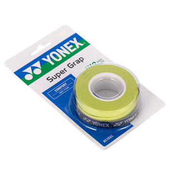 尤尼克斯（YONEX）羽毛球手胶运动吸汗带握把胶AC-102C-309柠檬绿三条装