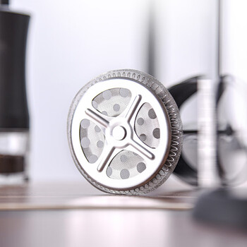 圆乐（circle joy）白色玻璃法压壶手冲咖啡壶 家用咖啡过滤网过滤杯法式滤压壶600ml