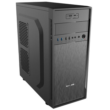 长城（Great Wall）商逸R41电商版商务机箱 （ATX主板/双USB3.0/走背线/5硬盘位/光驱位）