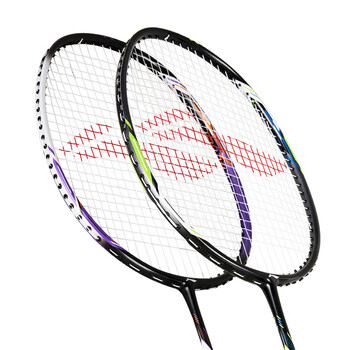 李宁（LI-NING）李宁羽毛球拍战戟900灰紫对拍碳复合球拍已拉线AYPV033-22