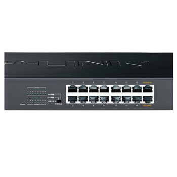 TP-LINK 云交换TL-SG2016 16口全千兆Web网管 云管理交换机 企业级交换器 监控网络网线分线器 分流器