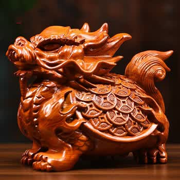木雕龙龟型号规格- 京东