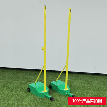 思宁 气排球网架羽毛球网架标准室外多功能移动网柱室内6.1米网