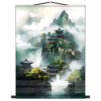 山水挂轴画品牌及商品- 京东