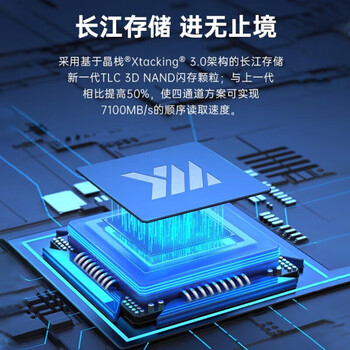 联想（Lenovo）固态硬盘 SL7000 40Pro m.2接口PCIe4.0 x4 读速高达7100MB/s 4TB 拯救者Y9000P 2021/22/23/24